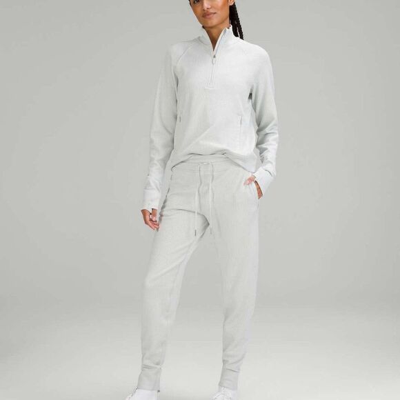 Lululemon Womens Engineered Warmth Jogger Pants Vapor White - Picture 2 of 16